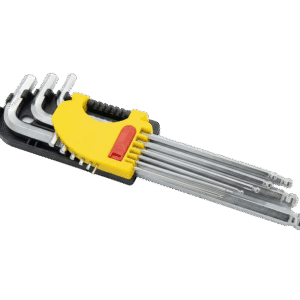 9-sets-inner-hexagonal-wrench-with-mirror-0-tuya Tükörfényű belső hatszögletű kulcs készletek